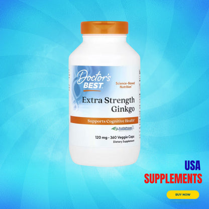 USA Supplements | Doctor's Best, Extra Strength Ginkgo ( Cognitive Support )