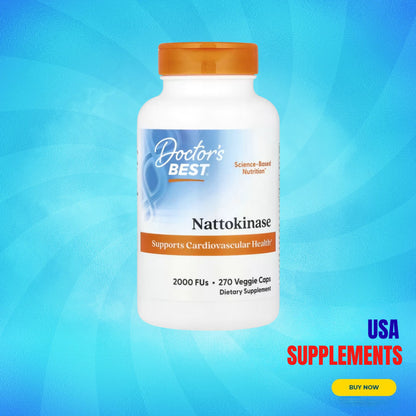 USA Supplements | Doctor's Best, Nattokinase ( Cardiovascular & Circulation Support )