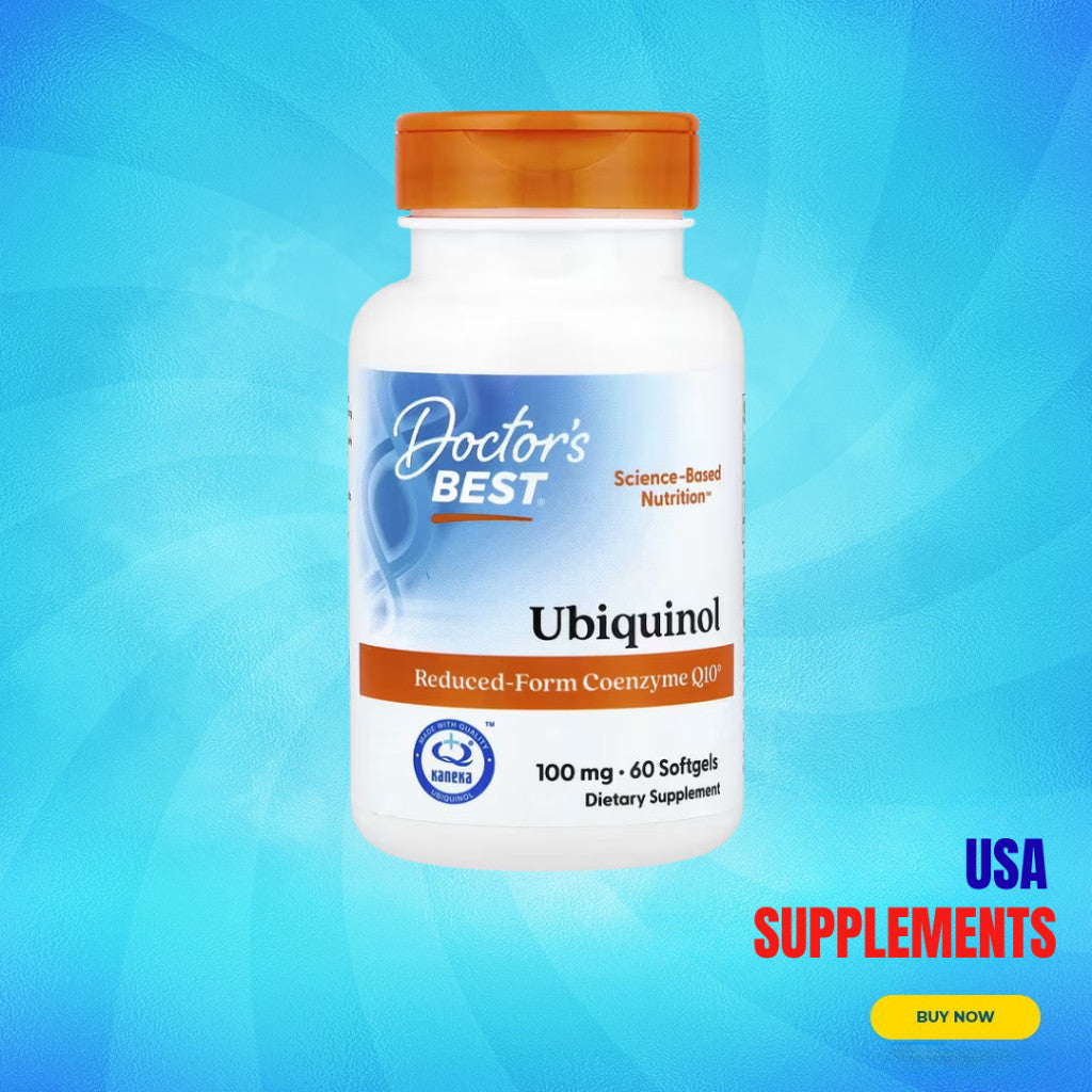 USA Supplements | Doctor's Best, Ubiquinol, 100 mg, 60 Softgels ( Heart & Cardiovascular Support )