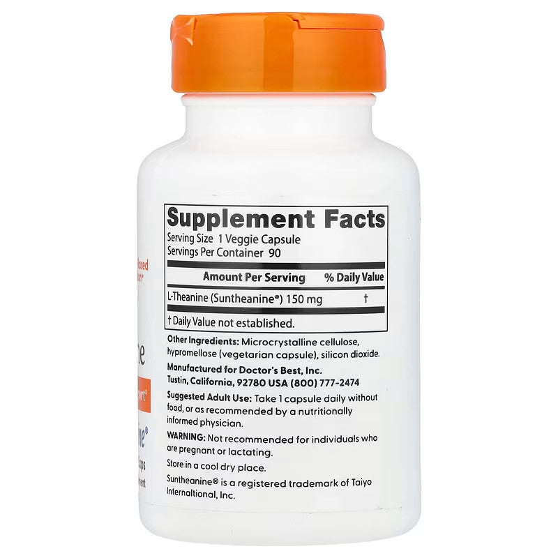 USA Supplements | Doctor's Best, L-Theanine ( Promotes Calm Relaxation )