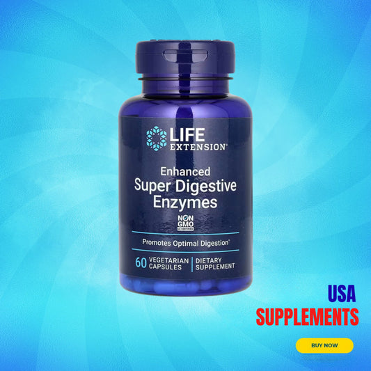 USA Supplements | Life Extension, Enhanced Super Digestive Enzymes ( Digestive Comfort )
