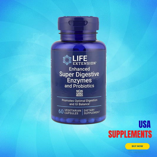 USA Supplements | Life Extension, Enhanced Super Digestive Enzymes & Probiotics ( Healthy Gut )