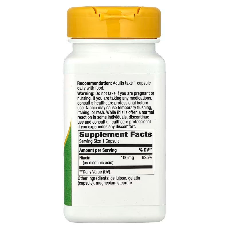 USA Supplements | Nature's Way, Niacin, Vitamin B3 ( Energy Metabolism )