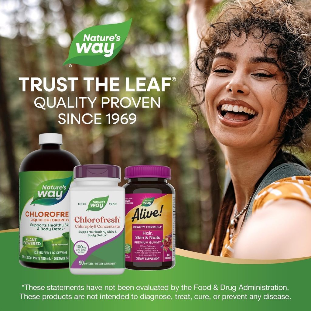 USA Supplements | Nature's Way, Chlorofresh, 90 Softgels ( Supports Detoxification )