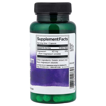 USA Supplements | Swanson, Magnesium Orotate ( Heart and Cardiovascular Function )