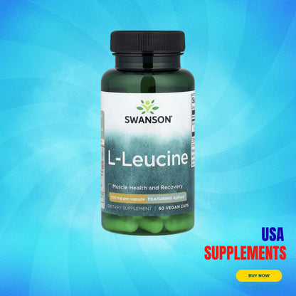 USA Supplements | Swanson, L-Leucine ( Muscle Health and Recovery )