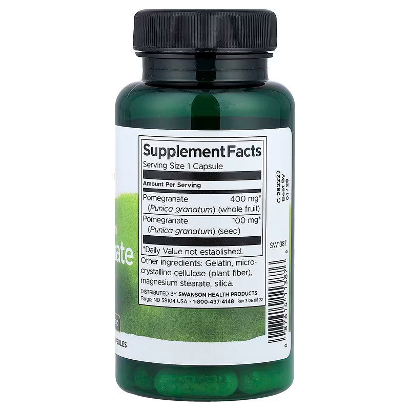 USA Supplements | Swanson, Full Spectrum® Pomegranate ( Promotes Cardiovascular and Liver Health )
