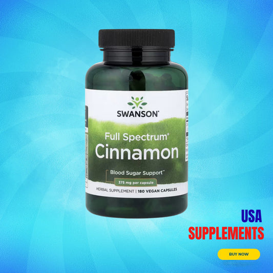 USA Supplements | Swanson, Full Spectrum® Cinnamon ( Blood Sugar Support )