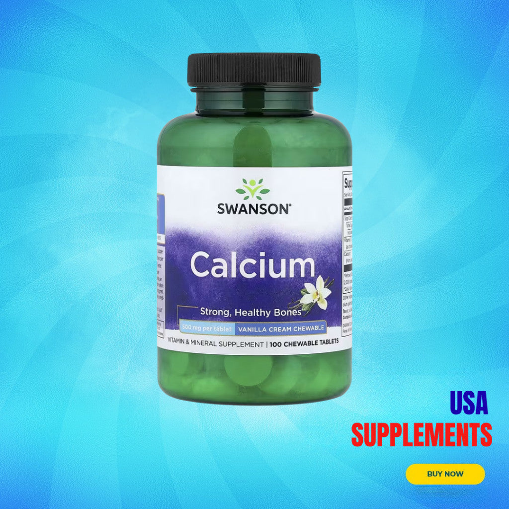 USA Supplements | Swanson, Calcium, Vanilla Cream ( Strong, Healthy Bones )