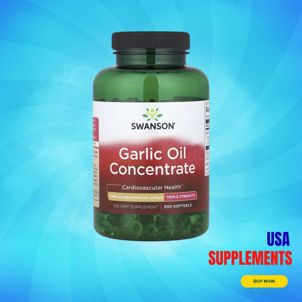 USA Supplements | Swanson, Garlic Oil Concentrate ( Cardiovascular Health )
