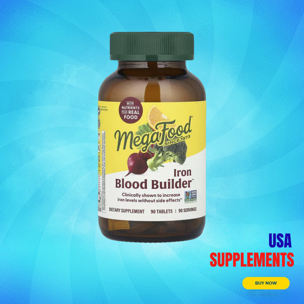 USA Supplements | MegaFood, Iron Blood Builder ( Supports Healthy Blood )