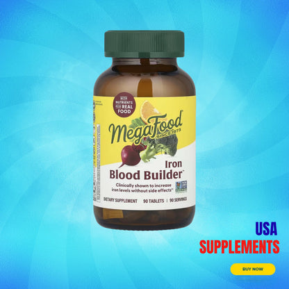 USA Supplements | MegaFood, Iron Blood Builder ( Supports Healthy Blood )