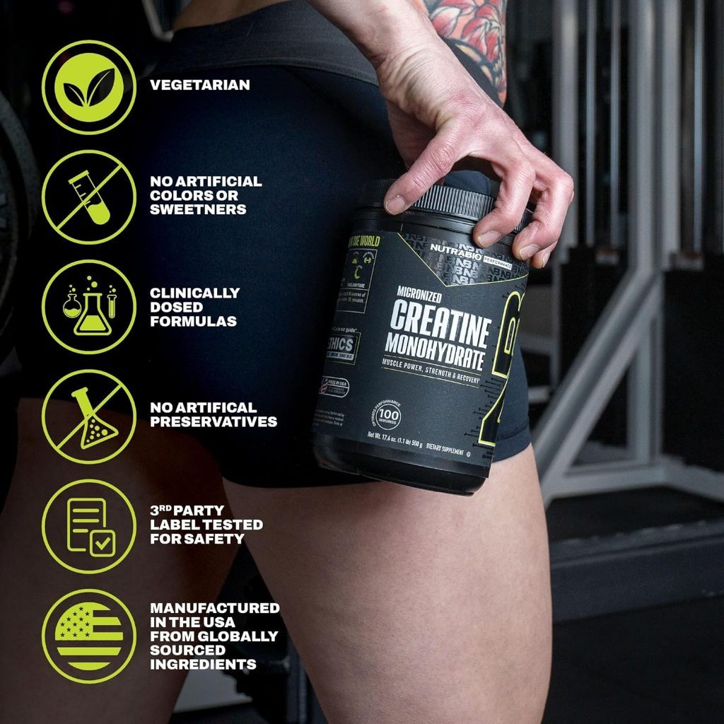 USA Supplements | MuscleTech, Platinum 100% Creatine Monohydrate ( Increases Strength )