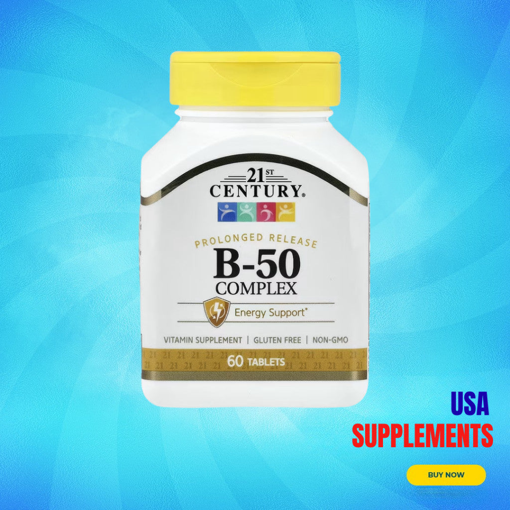 USA Supplements | 21st Century, B-50 Complex ( Energy Support )