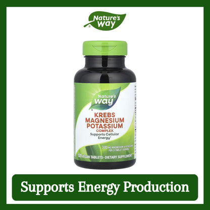 Nature's Way, Krebs Magnesium Potassium Complex ( Supports Energy Production at the Cellular Level )