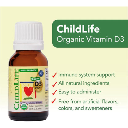 LittleSunshine | ChildLife Essentials, Vitamin D3, Natural Berry, Liquid Vitamin C, Natural Orange