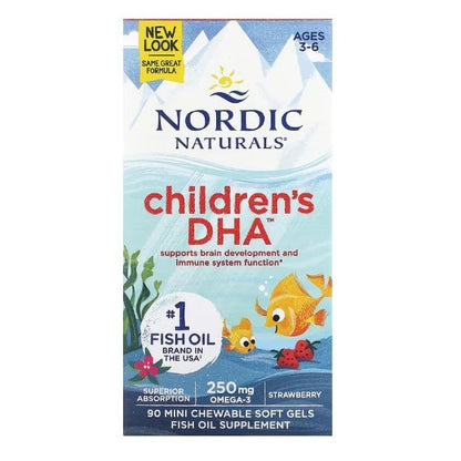 NaturalSolutions | Nordic Naturals, Children's DHA  Ages 3+ Vegan Softgels, Gummies, Brain Health