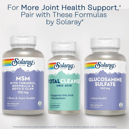 NaturalSolutions | Solaray, Total Cleanse, Colon, Liver, Lymph, Uric Acid, + Supports Uric Acid