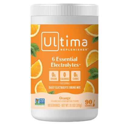 NaturalSolutions | Ultima Replenisher, Electrolyte Mix, Raspberry, Cherry, Orange, Lemon, WaterMelon