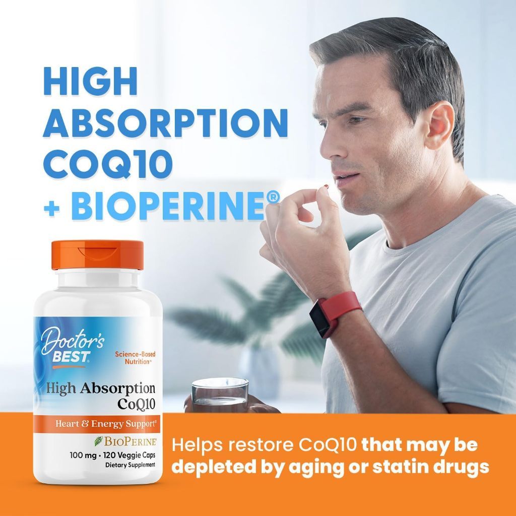USA Supplements | Doctor's Best, High Absorption CoQ10, 100 mg, Veggie Caps ( Heart Health Support )