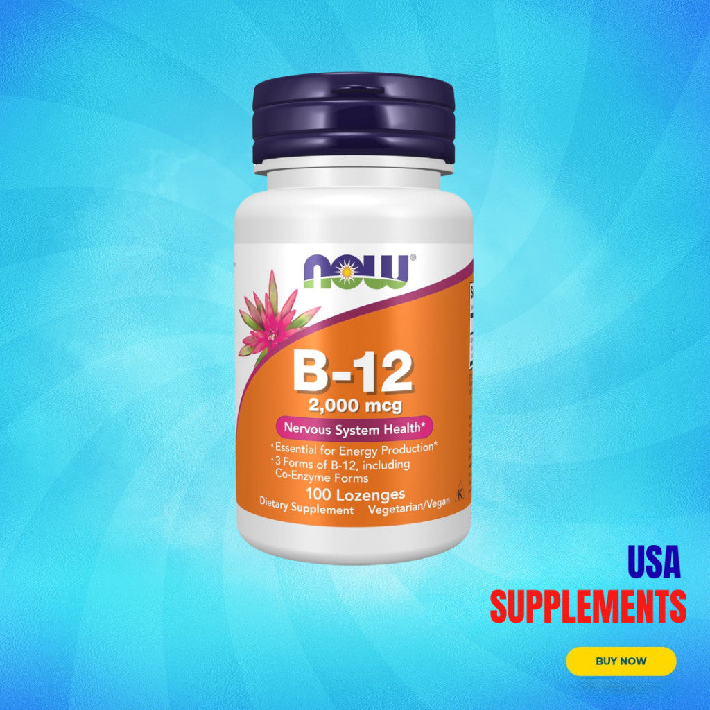 USA Supplements | NOW Foods, B-12 ( Supports Energy Levels & Nervous System Support )