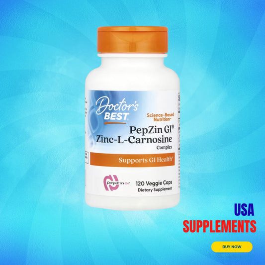 USA Supplements | Doctor's Best, PepZin GI®, Zinc-L-Carnosine Complex ( Digestive Tract Support )