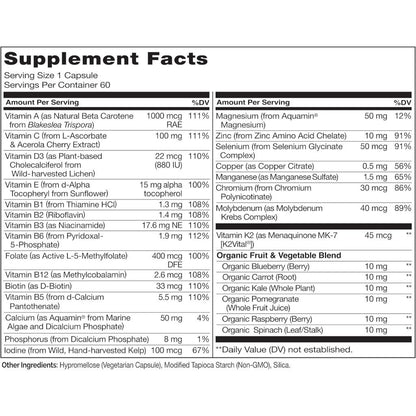 USA Supplements | NATURELO, One Daily Multivitamin for Men ( Support Energy & iImune )