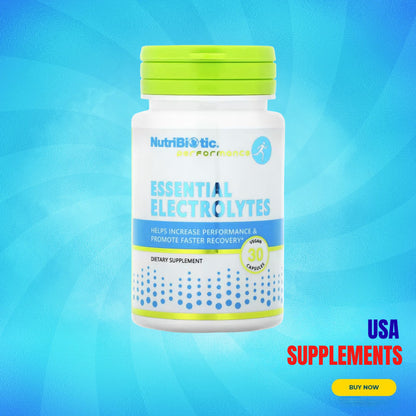 USA Supplements | NutriBiotic, Performance, Essential Electrolytes ( Supports Hydration )