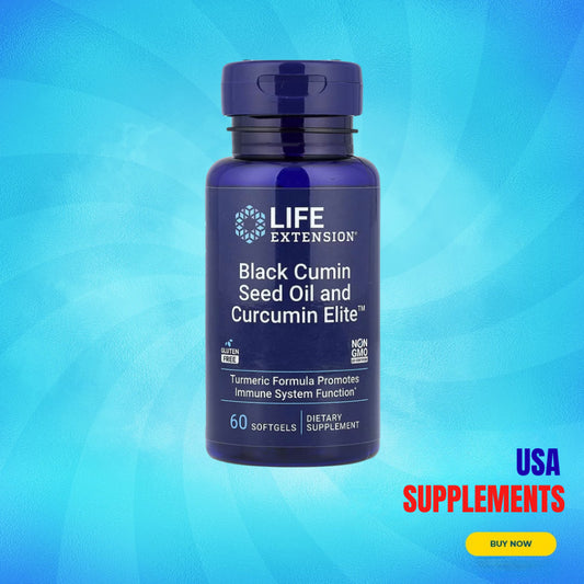 USA Supplements | Life Extension, Black Cumin Seed Oil and Curcumin Elite ( Immune System Function )