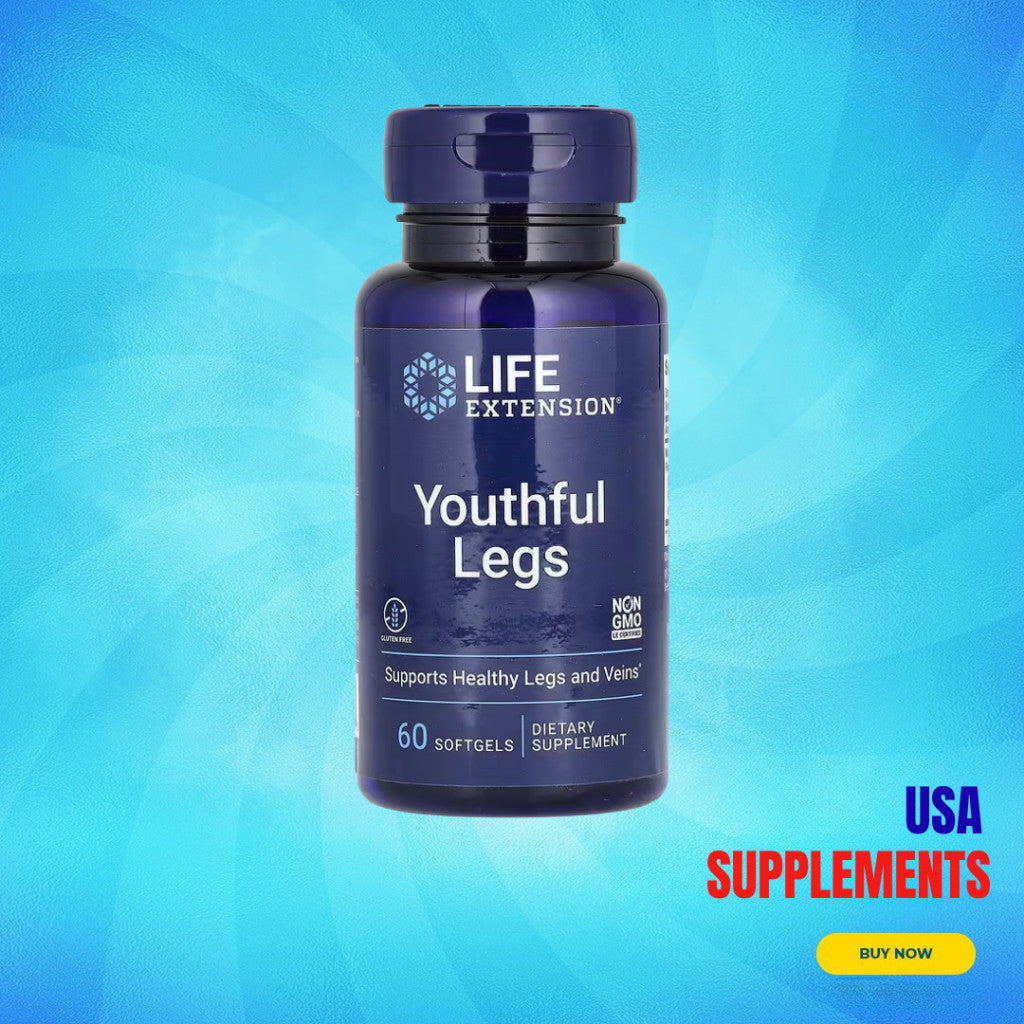 USA Supplements | Life Extension, Youthful Legs ( Supports Healthy Legs and Veins )