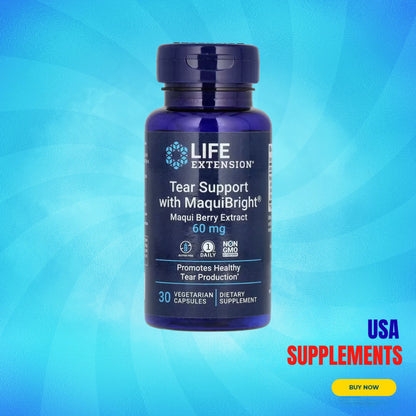USA Supplements | Life Extension, Tear Support with MaquiBright ( Promotes Healthy Tear Production )