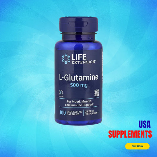 USA Supplements | Life Extension, L-Glutamine ( Digestive Support & Immune Support )
