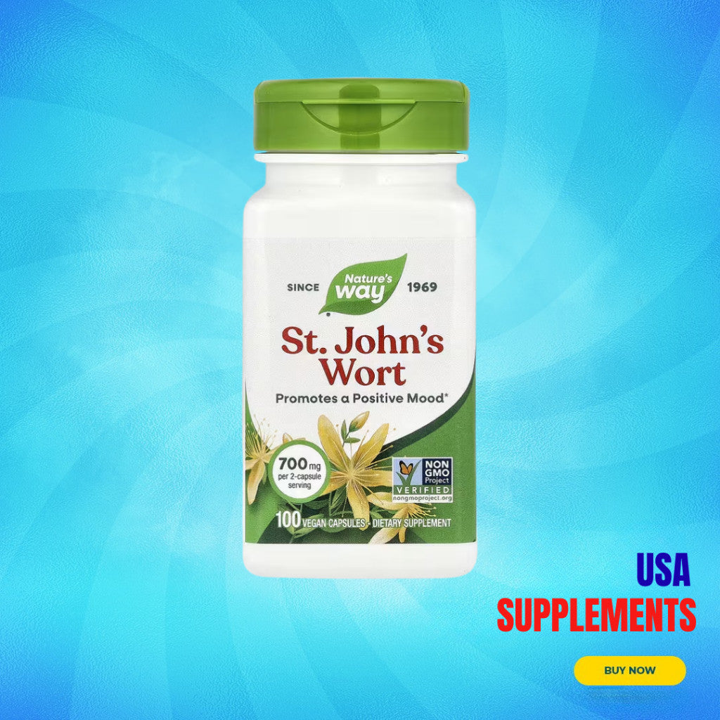 USA Supplements | Nature's Way, St. John's Wort, 100 Vegan Capsules ( Mood Support )