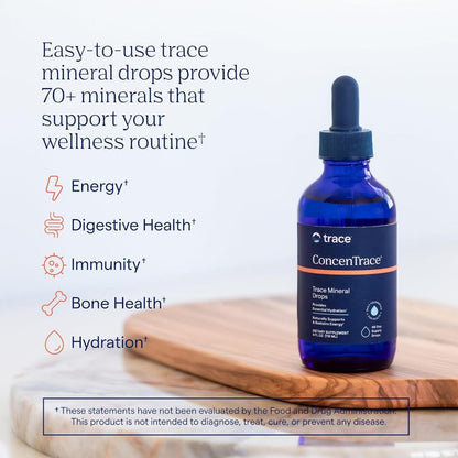 USA Supplements | Trace, ConcenTrace® Trace Mineral Drops, 4 fl oz, 118 ml ( Cellular Function )