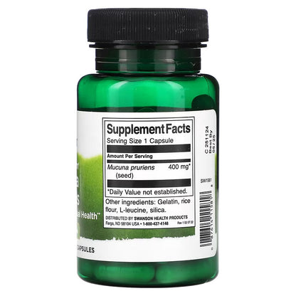 USA Supplements | Swanson, Full Spectrum Mucuna Pruriens ( Gas & Bloating Relief )