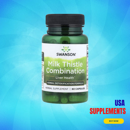 USA Supplements | Swanson, Milk Thistle Combination ( Liver Support & Detox )