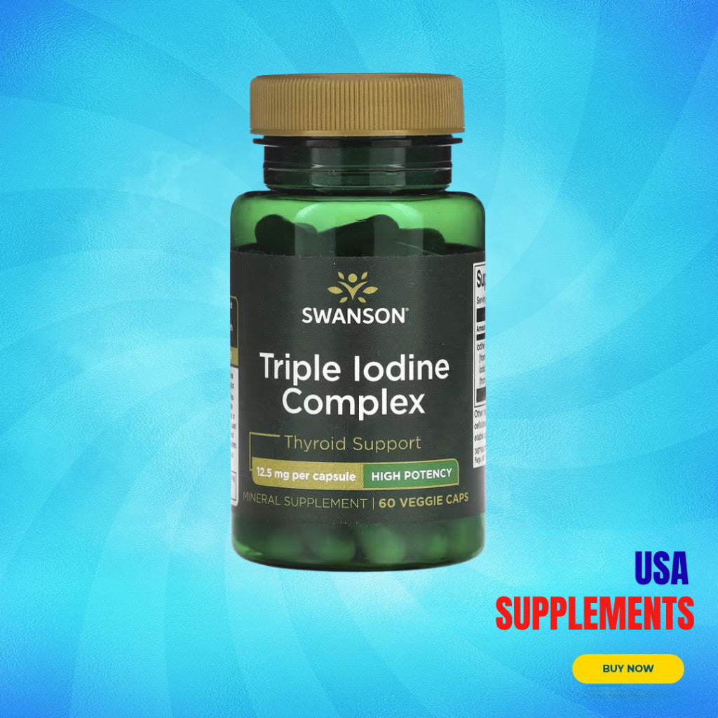 USA Supplements | Swanson, Triple Iodine Complex ( Thyroid Function Support )
