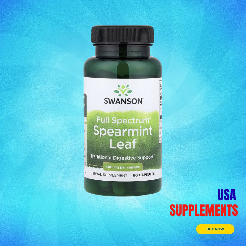 USA Supplements | Swanson, Full Spectrum® Spearmint Leaf ( Digestive Support )