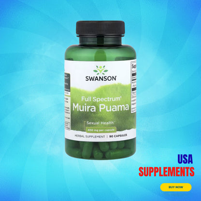 USA Supplements | Swanson, Full Spectrum® Muira Puama ( Supports Natural Energy and Vitality )