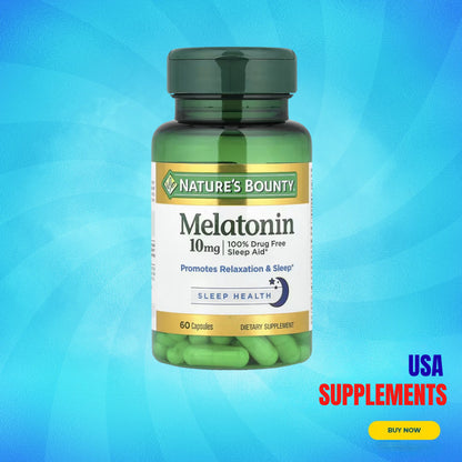 USA Supplements | Nature's Bounty, Melatonin ( Promotes Relaxation & Sleep )