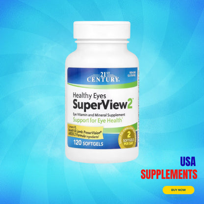 USA Supplements | 21st Century, Healthy Eyes ( Supports Overall Eye Health and Vision )