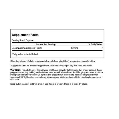 HealthilyYou | Swanson, Full Spectrum® Dong Quai, 530 mg, 100 Capsules Women's Health