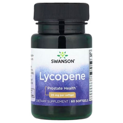 Healthily You | Swanson, Lycopene, 20 mg, 60 Softgels, 10 mg, 120 Softgels, Prostate Health