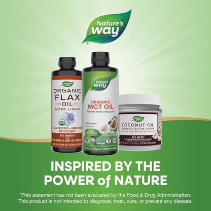 Nature's Way, Organic MCT Oil ( Supports Satiety, Metabolism, Brain and Focus Support )