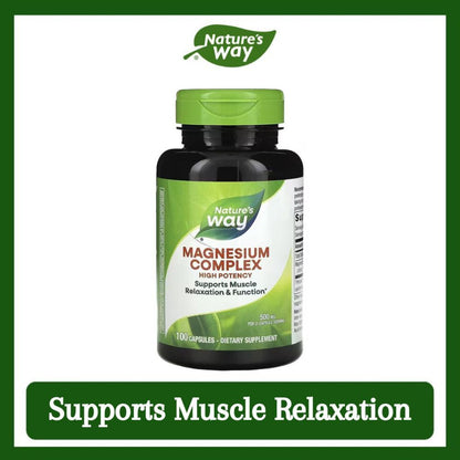 Nature's Way, Magnesium Complex ( Supports Muscle Relaxation, Promotes Heart and Nerve Function )