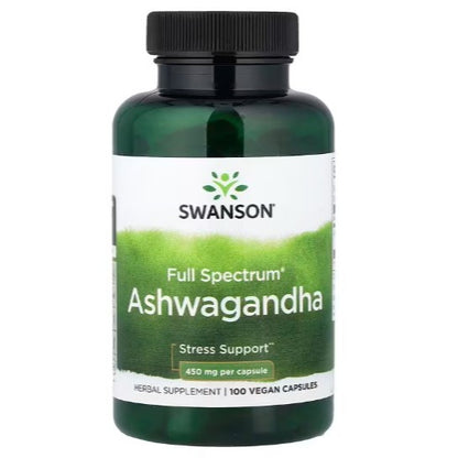 NaturalSolutions | Swanson, Full Spectrum Ashwagandha, Extract, Ultimate, Complex, Black Pepper,