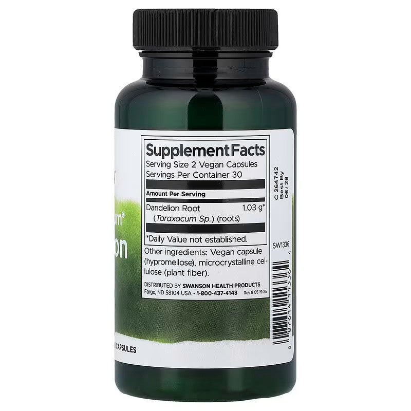USA Supplements | Swanson, Full Spectrum® Dandelion Root ( Digestive Comfort Support )