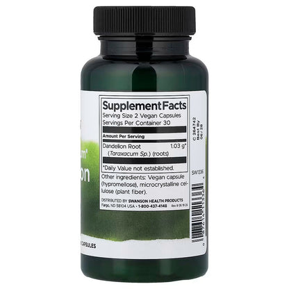 USA Supplements | Swanson, Full Spectrum® Dandelion Root ( Digestive Comfort Support )