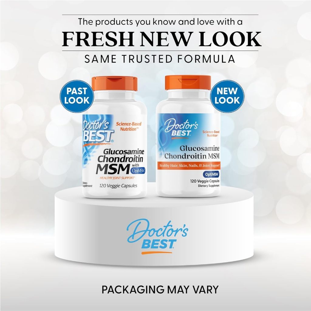 USA Supplements | Doctor's Best, Glucosamine Chondroitin MSM ( Joint Comfort & Mobility )