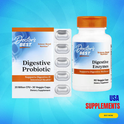USA Supplements | Doctor's Best, Digestive Enzymes ( Improved Digestion )